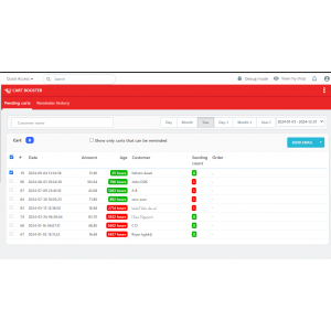 Cart Booster - Abandonned carts reminder