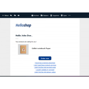Cart Booster - Promemoria dei carrelli abbandonati