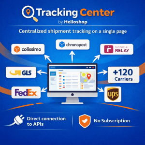 Modul Tracking Center für Prestashop