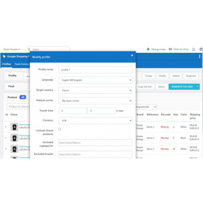 Módulo Tracking Center para Prestashop