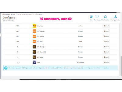 Modulo Tracking Center per Prestashop
